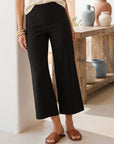 Wide-Leg Cropped Pants