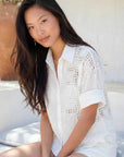 Alisa Eyelet Top