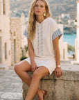 Dayna Contrast Hoodie Dress