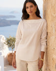 Elyse Boatneck Top