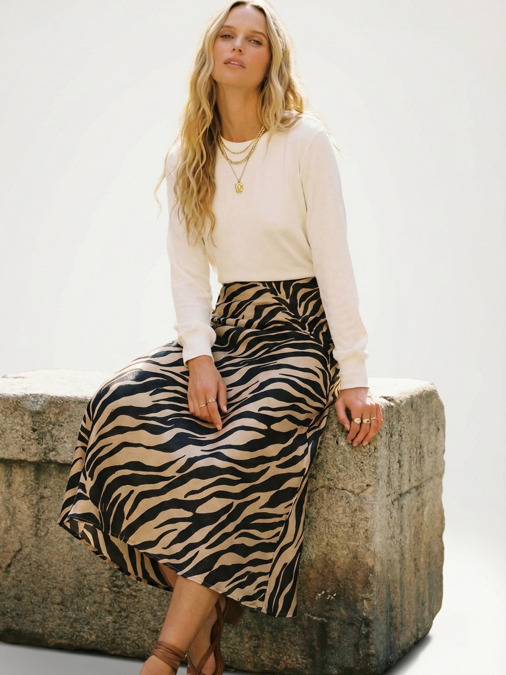 Evy Side-Slit Velvet Bias Skirt | Fifteen Twenty Clothing