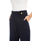 Janice Cropped Wide-Leg Pants
