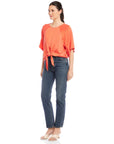 Seline Tie-Front Top