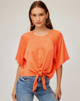 Seline Tie-Front Top