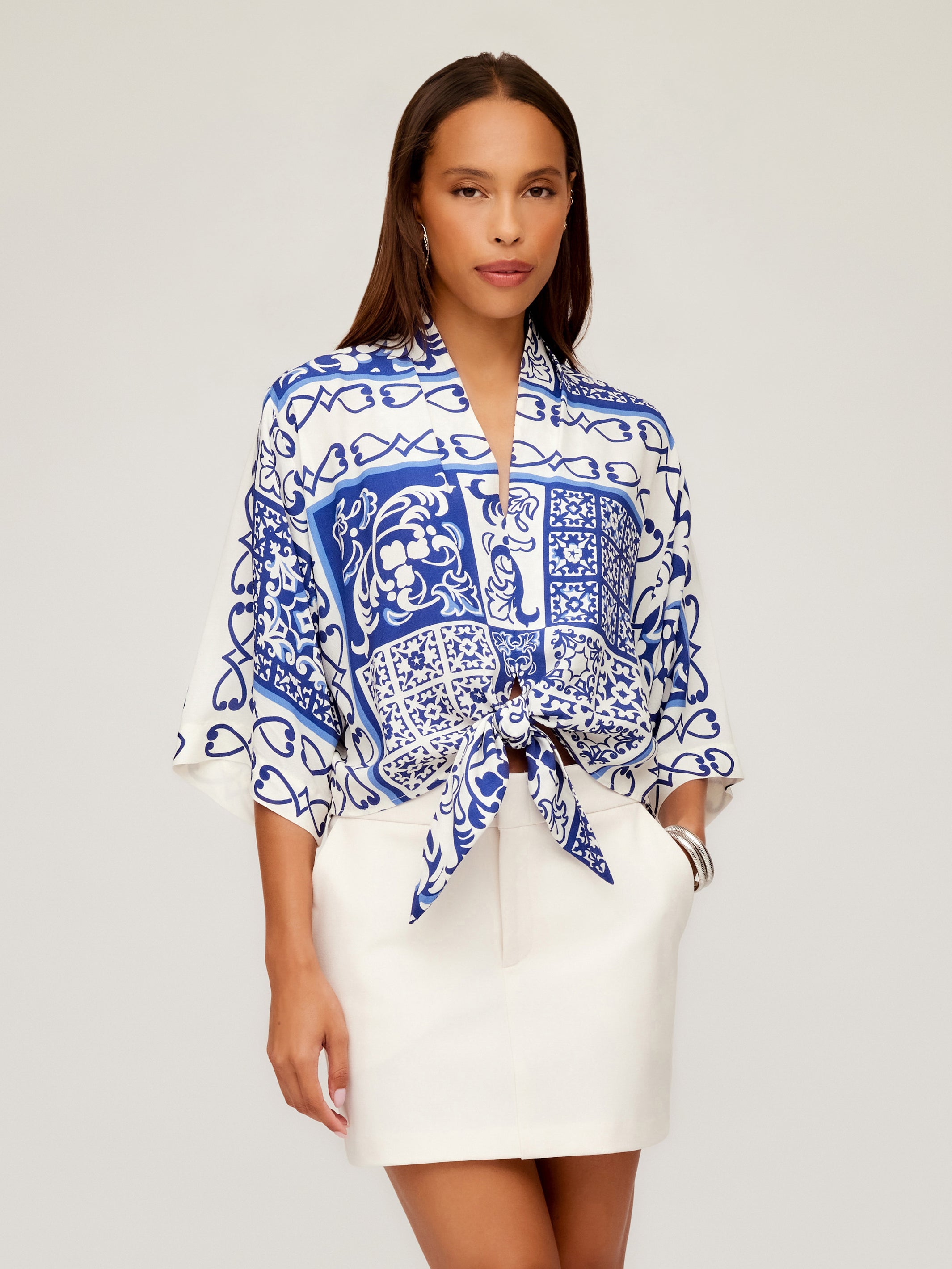 Bernice Tie-Front Top