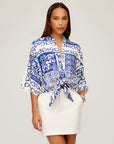 Bernice Tie-Front Top