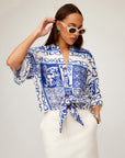 Bernice Tie-Front Top