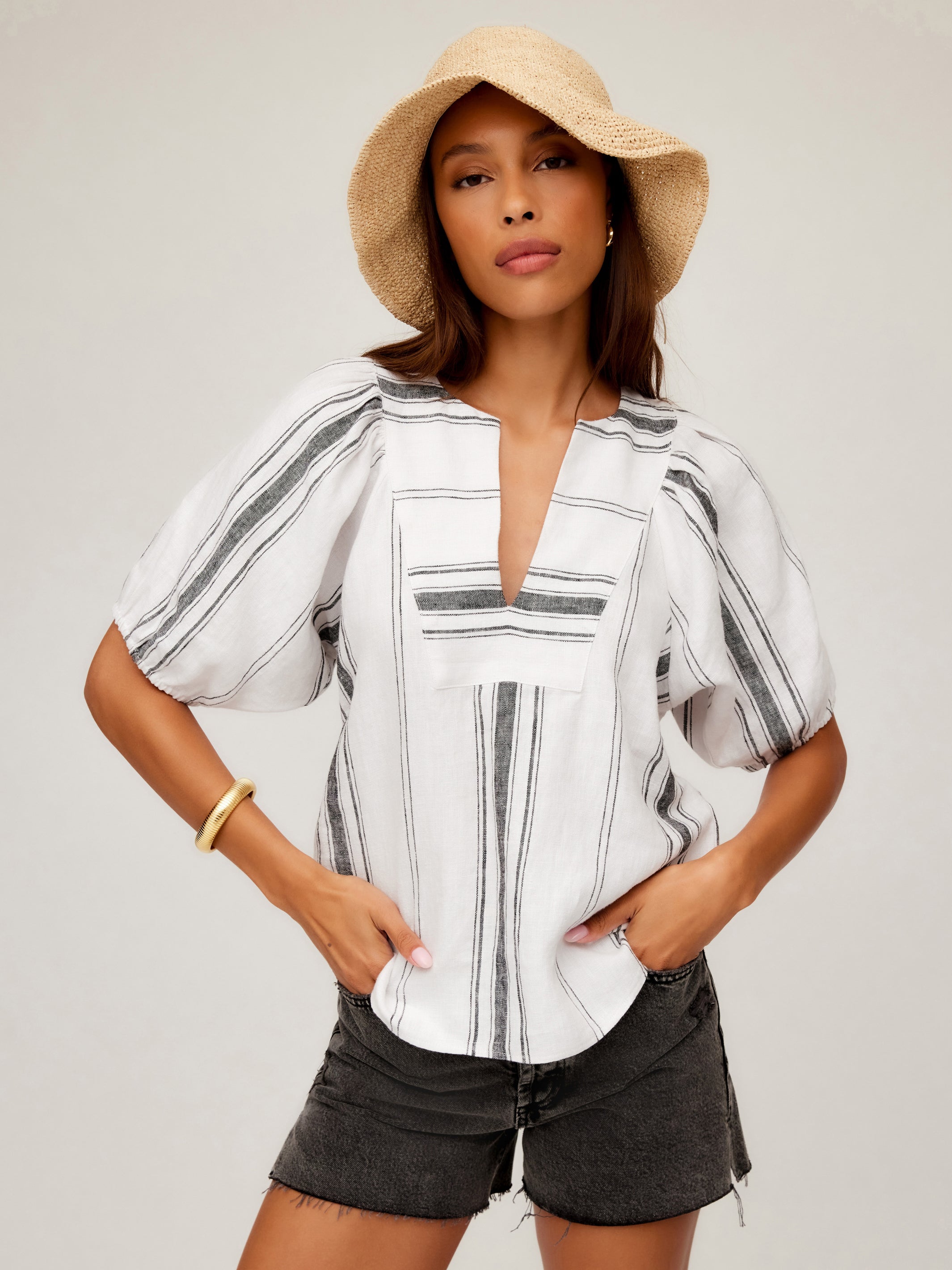 Vienna Linen Blouse