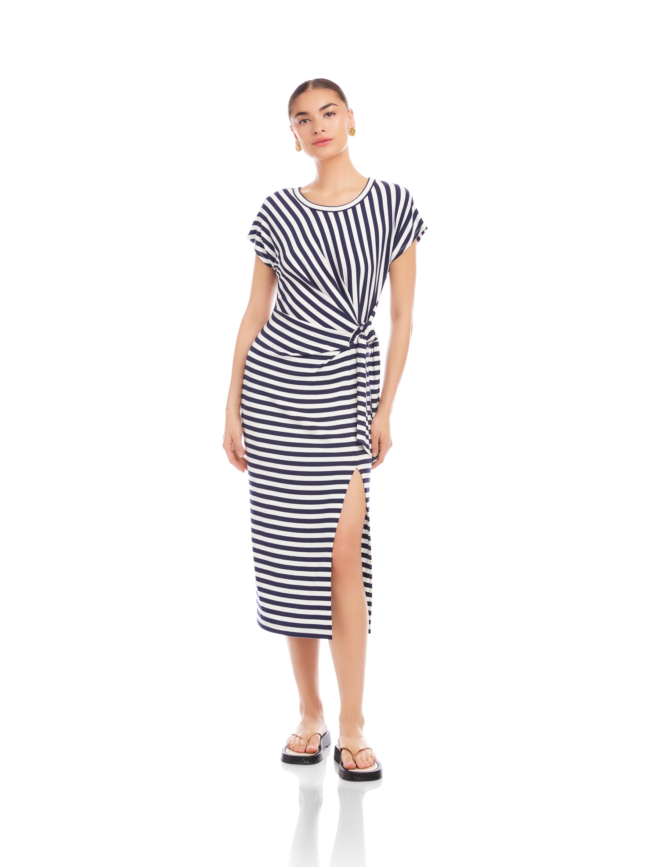 Marissa Side-Knot Midi Dress | Fifteen Twenty Clothing