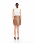 Kinsley Faux Leather Mini Skirt