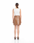 Kinsley Faux Leather Mini Skirt