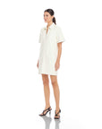 Sarah Faux Leather Dress