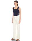 Sophia Faux Leather Wide-Leg Pants