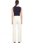 Sophia Faux Leather Wide-Leg Pants