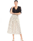 Rhea Smocked Waist Skirt