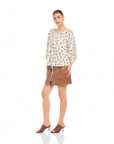 Sam 3/4 Sleeve Peasant Top