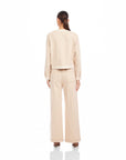 Myra Contrast Cropped Jacket