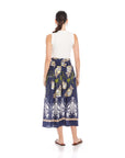 Seline Contrast Midi Dress