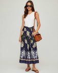 Seline Contrast Midi Dress