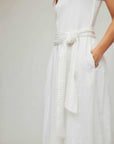 Seline Contrast Midi Dress