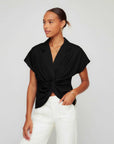 Lilian Twist-Front Top