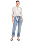 Bernice Tie-Front Blouse