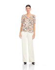 Sam Short Sleeve Button-Up Top