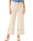 Dana Cuffed Wide-Leg Jeans