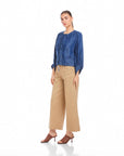 Cassie Lantern Sleeve Top