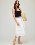 Thea Contrast Midi Dress