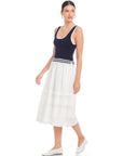Thea Contrast Midi Dress