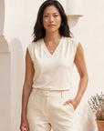 Karly V-Neck Muscle Tank