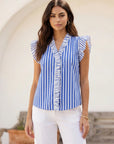 Kelly Ruffle Sleeve Top
