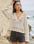 Nila Hand Crochet Pullover