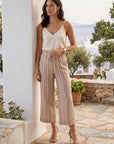 Tasha Cropped Drawstring Pants