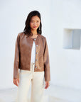 Kaylyn Faux Leather Jacket