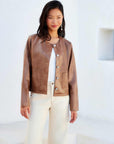 Kaylyn Faux Leather Jacket
