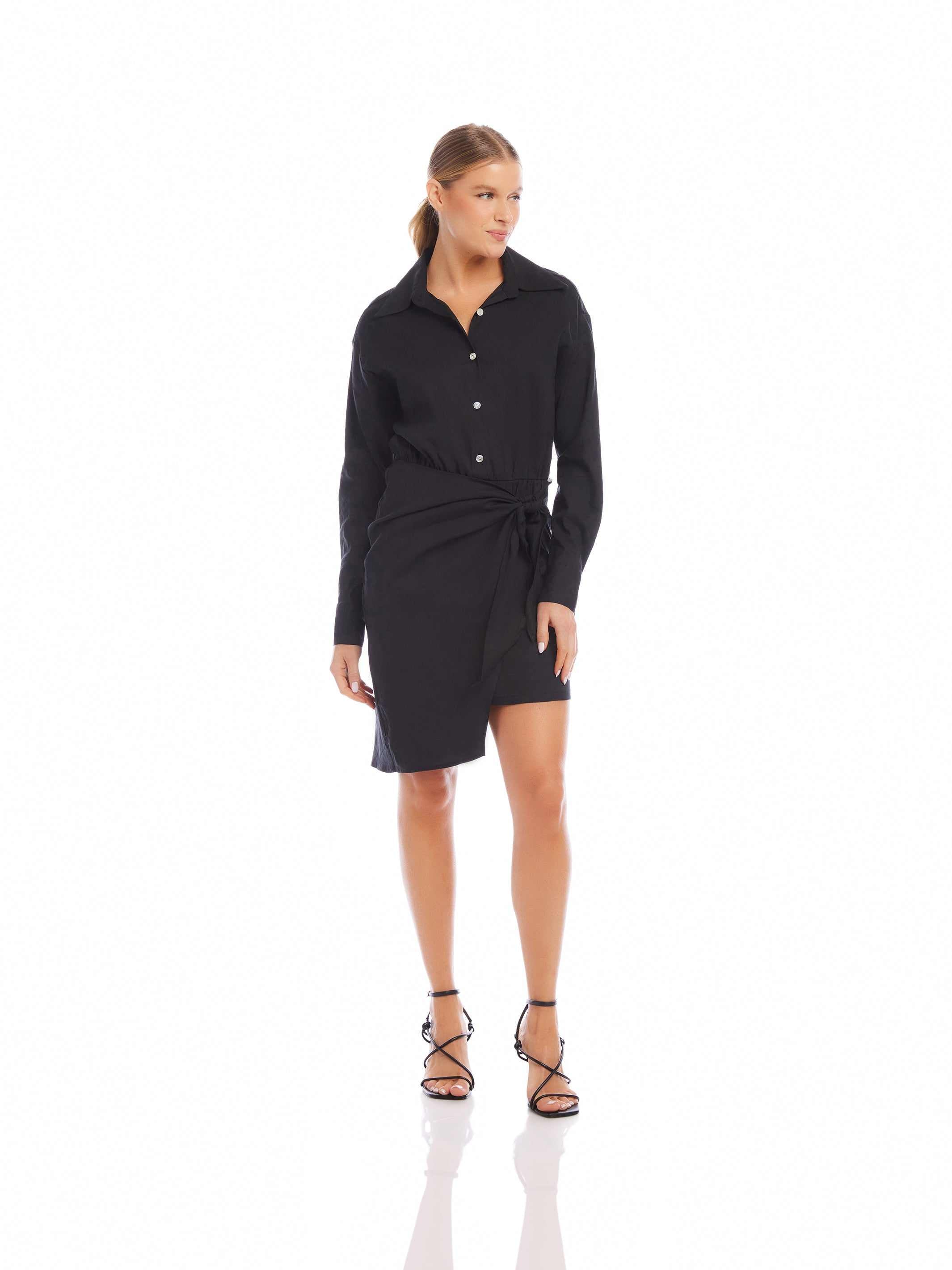 Maeve Dress - Flattering Asymmetrical Hemline & Luxurious Linen Blend Fifteen Twenty Maeve Dress - Flattering Asymmetrical Hemline & Luxurious Linen Blend Fifteen Twenty