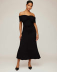 Ella Off-The-Shoulder Midi Dress