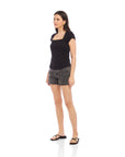 Lorna Cap Sleeve Top