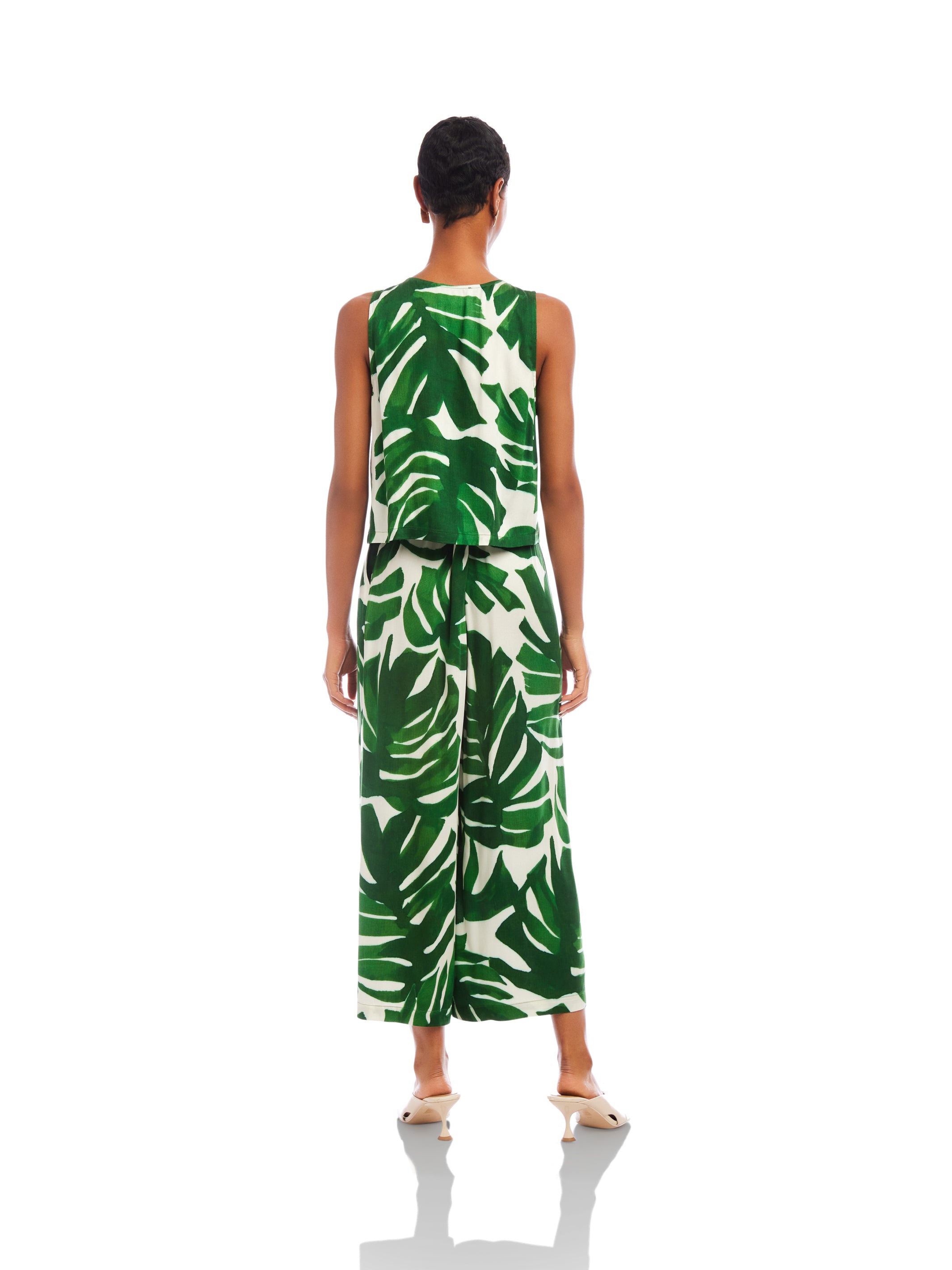 Emery Tie-Front Sleeveless Top