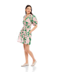Penelope Shirred Waist Mini Dress