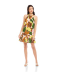 Brenda Ruffle Hem Dress