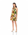 Brenda Ruffle Hem Dress