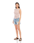 Tasha Side-Shirred Top