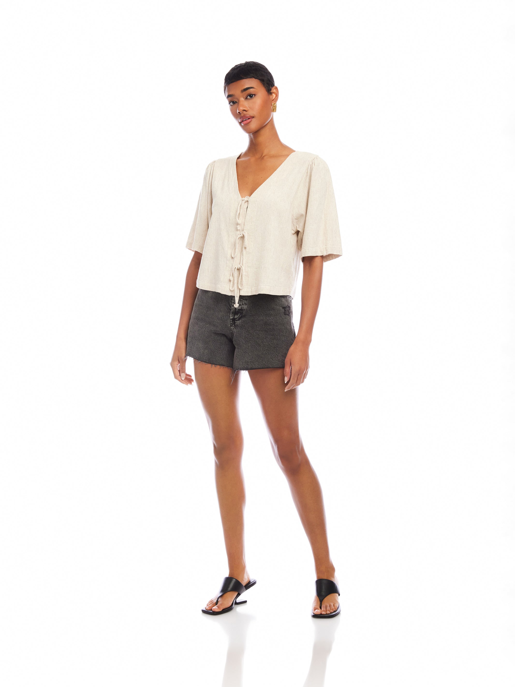 Nadine Bow Detail Top