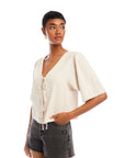 Nadine Bow Detail Top