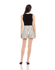 Cece Pleated Trouser Shorts
