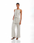 Elis Sleeveless Button-Up Top