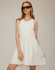Cianni Tie-Neck Dress